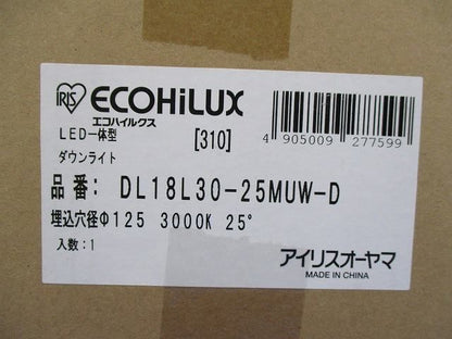 LEDダウンライトφ125 DL18L30-25MUW-D