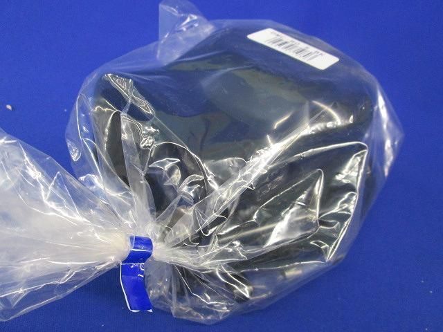 ダクト丸型キャップ 80タイプ L型(3個入)(ブラック) DMC-80