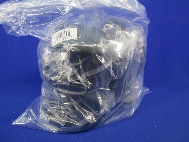 ダクト丸型キャップ 80タイプ L型(3個入)(ブラック) DMC-80