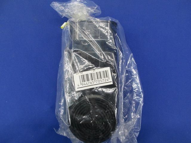 換気ダクトキャップ 80タイプ(3個入)(ブラック) DCK80