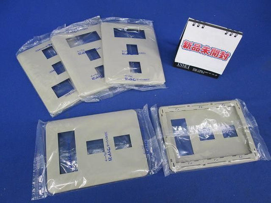 コンセントプレート5コ用(5個入)(利休色) WTF7075