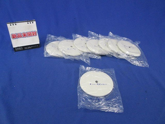 モダン丸型電話線プレート(取付枠付)(8個入) WN6080