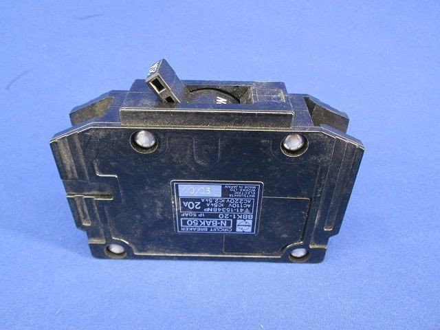 サーキットブレーカ1P20A N-BAK50