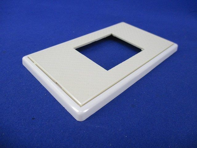 カラープレート?型 角型コンセント用(白)(10個入) DG5621W