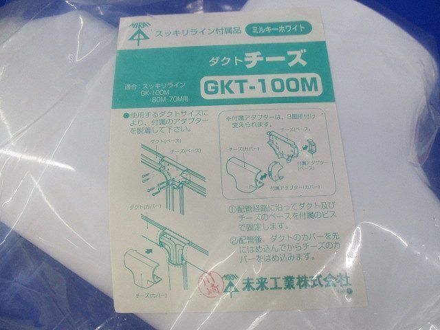 ダクトチーズ(ミルキーホワイト) GKT-100M