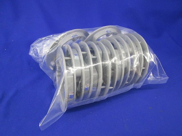 プラ塗代カバー 小判型 八角用(14個入)グレー OF-12M