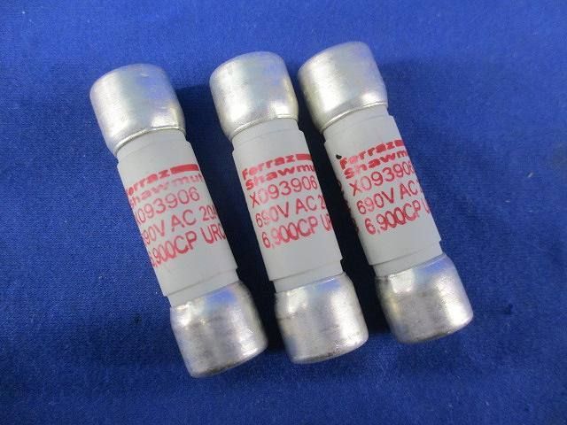 ヒューズ(3個入) 690VAC20A