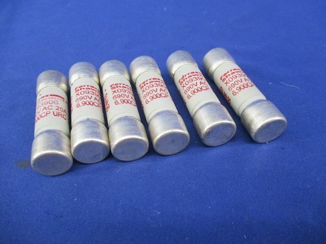 ヒューズ(6個入) 690VAC20A