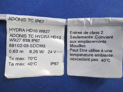 ADONIS True Color IP67 ホワイト HD10 0.63ｍ (2個入) A72793/2