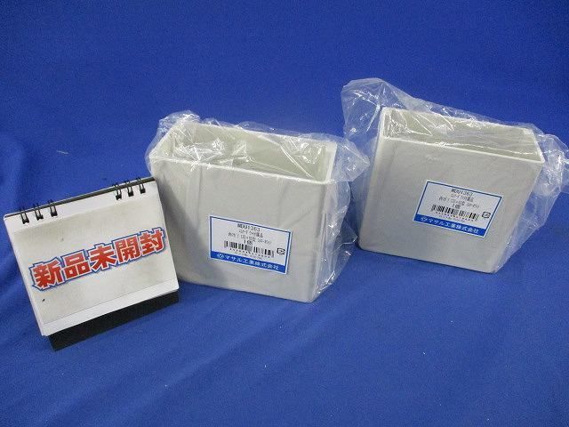 エムケーダクト付属品 内マガリ 130×60型 ミルキーホワイト(2個入) MDU1363