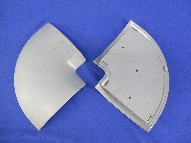 ワゴンモール付属品 曲ガリ(2個入)(グレー) OPM-16G