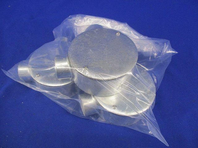 丸型露出ボックス(亜鉛)(3個入) M28LSZ