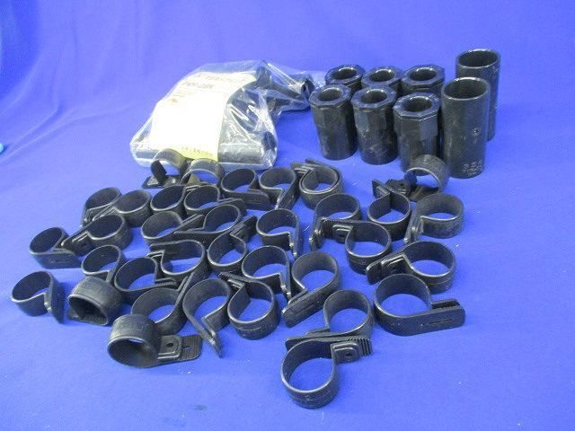 TSカップリング他付属品セット(混在４２個入)黒 PVF-28K他