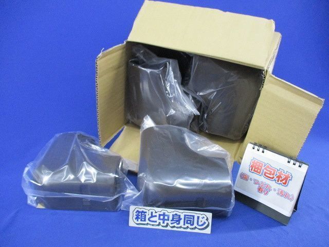 ダクト曲がり(10個入)(チョコレート色) GKM-80T