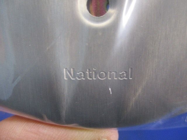 新金属丸型電話線プレート(10個入) WN7580