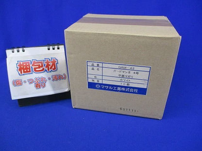 ガードマン?4号平面マガリ(10個入)(ホワイト) GAM-42