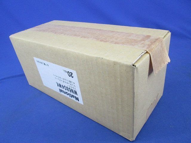 ワンタッチモダンプレート４コ用(20個入)(ミルキーホワイト) WN6804WK