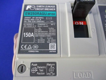 漏電遮断器3P150A EW250RAGU-3P150