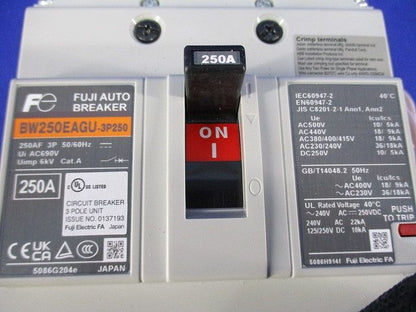 オートブレーカ3P250A BW250EAGU-3P250