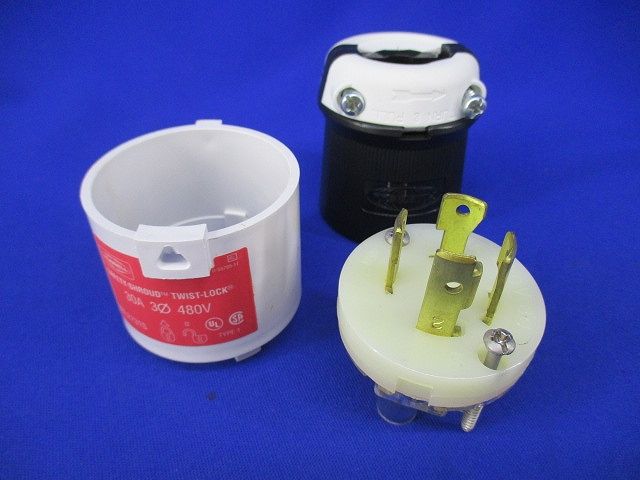 ツイストロックオスプラグ30A3φ480V HBL2731S
