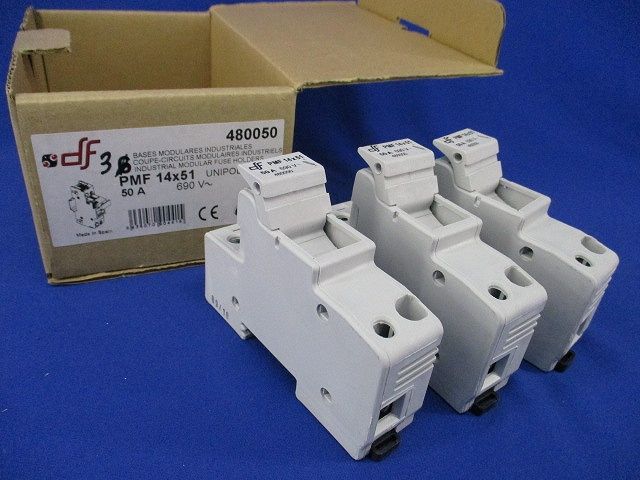 PMXヒューズホルダー(3個入) IEC/EN60269