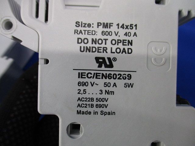 PMXヒューズホルダー(3個入) IEC/EN60269