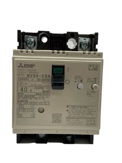 漏電遮断器(2P40A)30ｍA NV50-CSA 2P40A