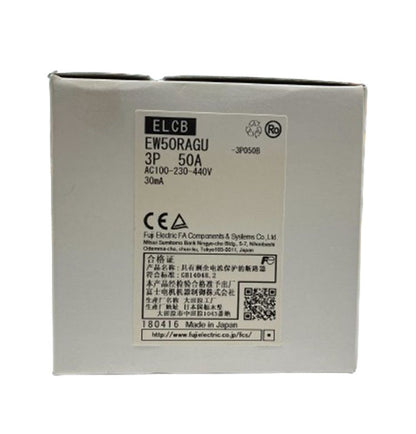 漏電遮断器 AC100-230-440V 30mA EW50RAGU 3P50A