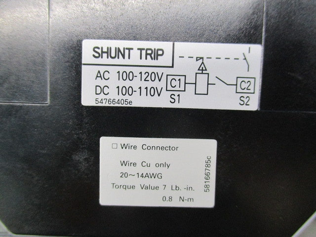 一般配線用オートブレーカ3P250A BW250EAG