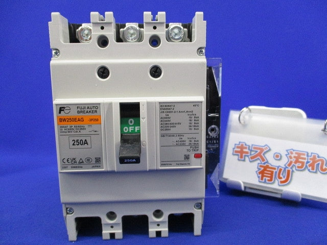 一般配線用オートブレーカ3P250A BW250EAG