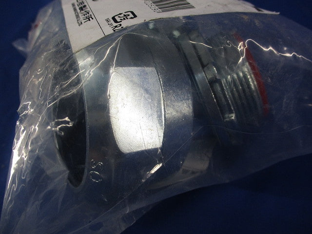 ノックアウト用防水コネクタ 45°形 厚鋼電線管おねじ付(2個入)新品未開封 W45BG50
