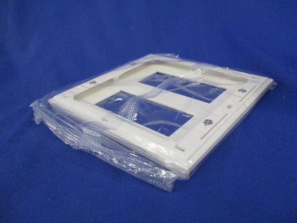 コンセントプレート2連用 スクエア(10枚入)(ピュアホワイト) QWD-33