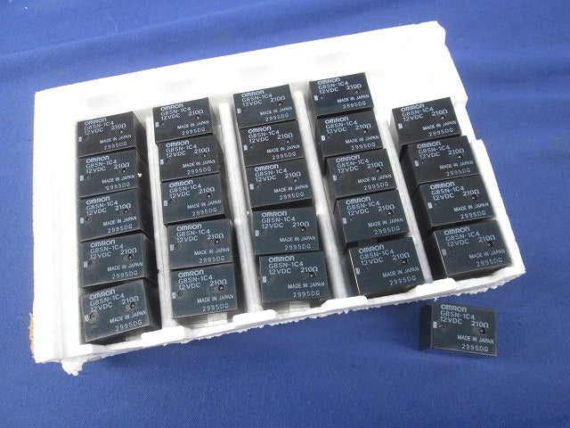 車載用プリント基板リレー 12VDC-210Ω(25個入) G8SN-1C4