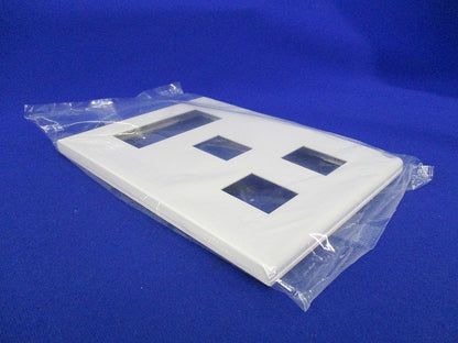 コンセントプレート6コ用(9枚入)(ホワイト)(新品未開封) WTF8076