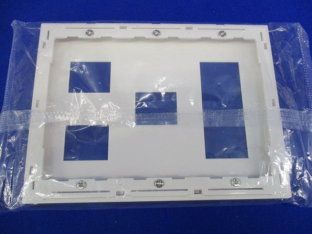 コンセントプレート6コ用(9枚入)(ホワイト)(新品未開封) WTF8076