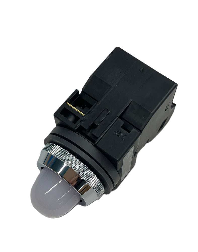 パイロットライト 丸形(ドーム形) 照光色PW(ピュアホワイト) AC100/110V APS116DNPW