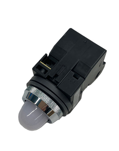 パイロットライト 丸形(ドーム形) 照光色PW(ピュアホワイト) AC100/110V APS116DNPW