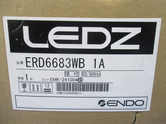 ＬＥＤユニバーサルダウンライト ナチュラルホワイト  4200K 白 φ125 超広角 電源別売 ERD6683WB