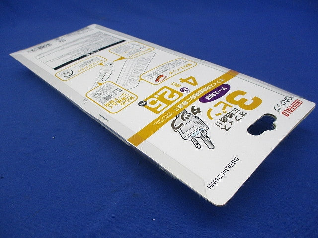 3ピン式OAタップ 4個口タイプ 集中スイッチ付 BSTA34Cシリーズ BSTA34C25WH