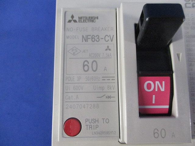 ノーヒューズブレーカー 15A NF63-CV3P60A