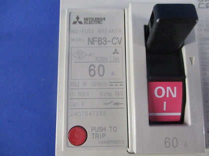 ノーヒューズブレーカー 15A NF63-CV3P60A