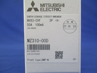 漏電遮断器 100-440VAC NV63-CVF3P50A100mA