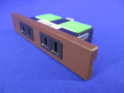 家具用ミニダブルコンセント(チョコ) WF2039AK