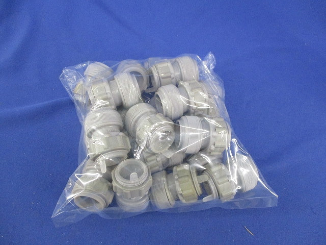 CD管用ワンタッチコネクタ(19個入)(グレー)(キズ・汚れ有) CDK-14Y