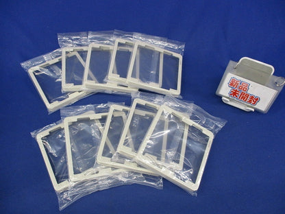モダン厚型継枠2連用(10個入)(ミルキーホワイト)(新品未開封) WN8072