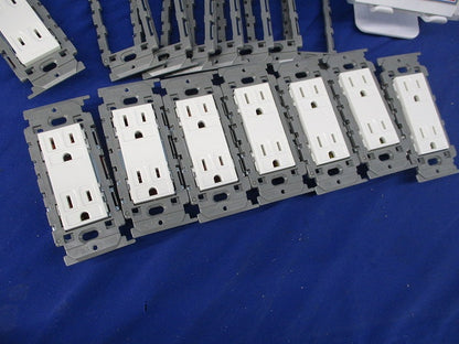 ダブルコンセント・取付枠セット(混在15個入)(ピュアホワイト) JEC-BN-55GK他