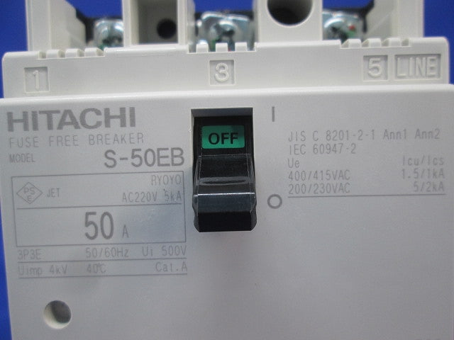 配線用遮断機3P3E50A S-50EB