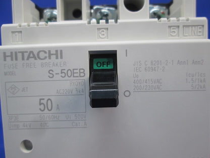配線用遮断機3P3E50A S-50EB