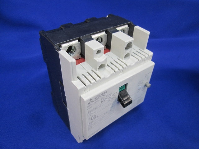 漏電ブレーカー3P3E100A(キズ・潰れ・汚れ・破れ有り) NV100-KC