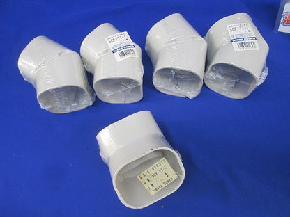 コーナー45°・90°セット(混在6個入)(アイボリー) SCF-77-I+SKM-77-I